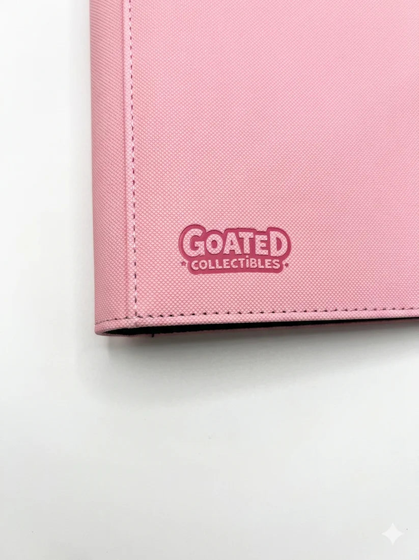 4 Pocket Zipper Binder - Pink