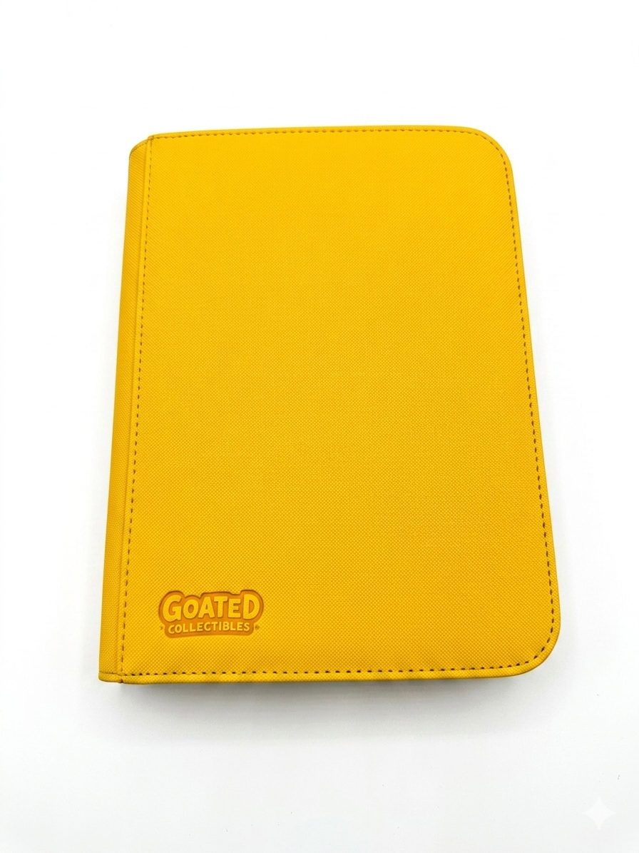 4 Pocket Zipper Binder - Yellow