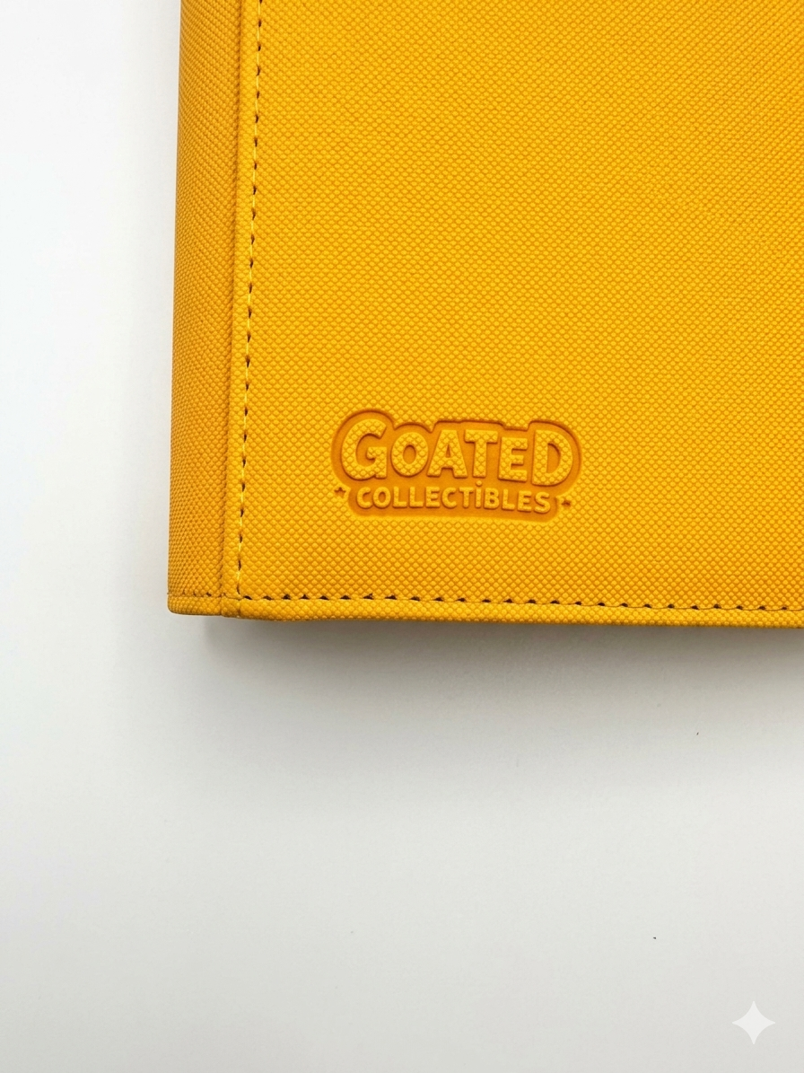 4 Pocket Zipper Binder - Yellow