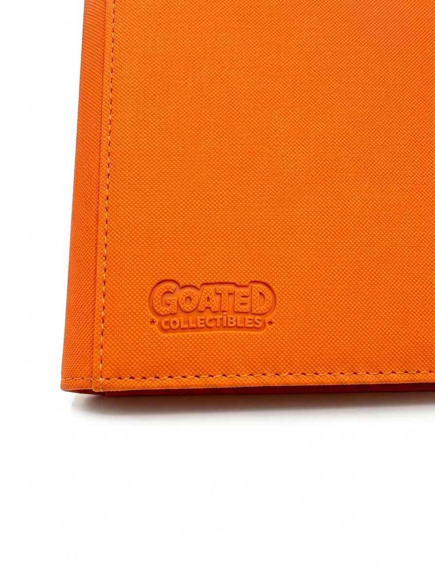 4 Pocket Zipper Binder - Orange