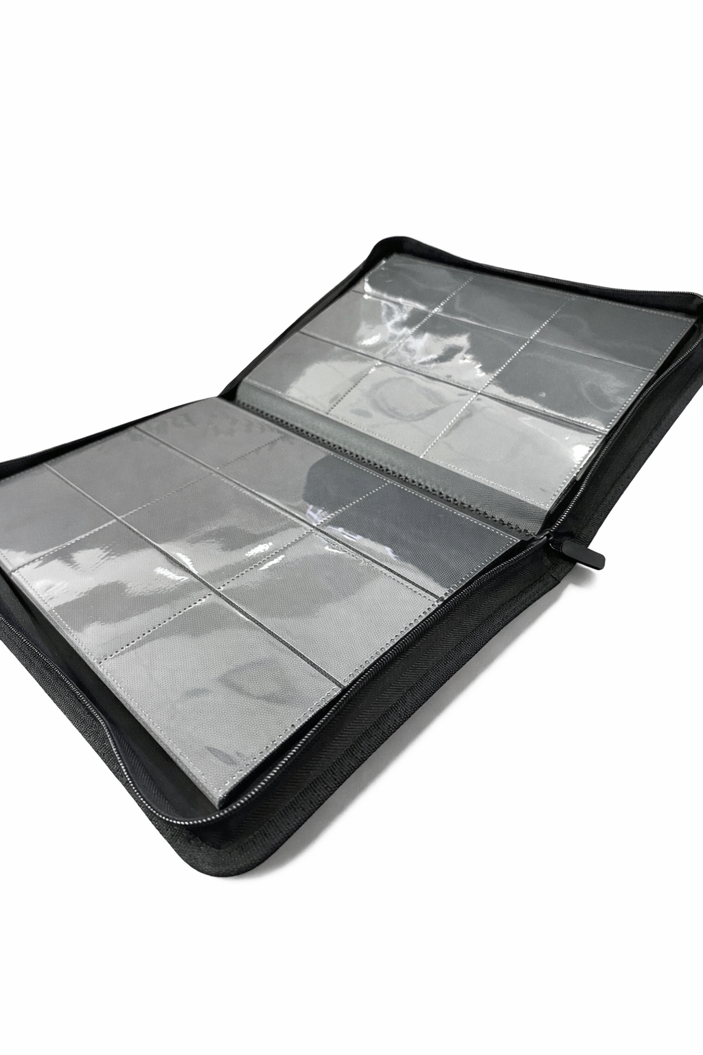 9 Pocket Zipper Binder - Black