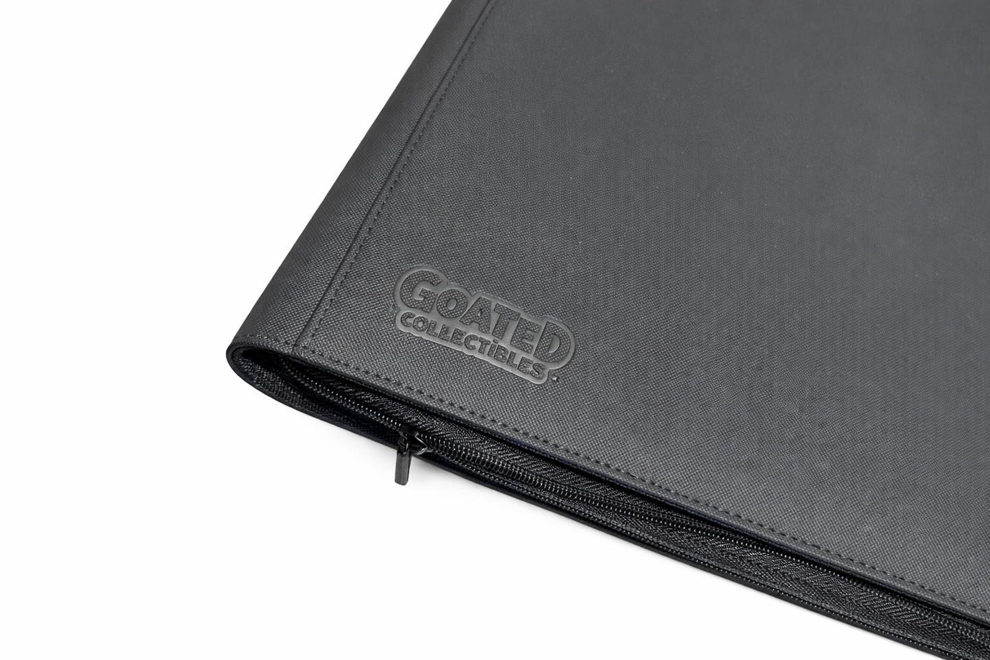 9 Pocket Top Loader Zipper Binder - Black