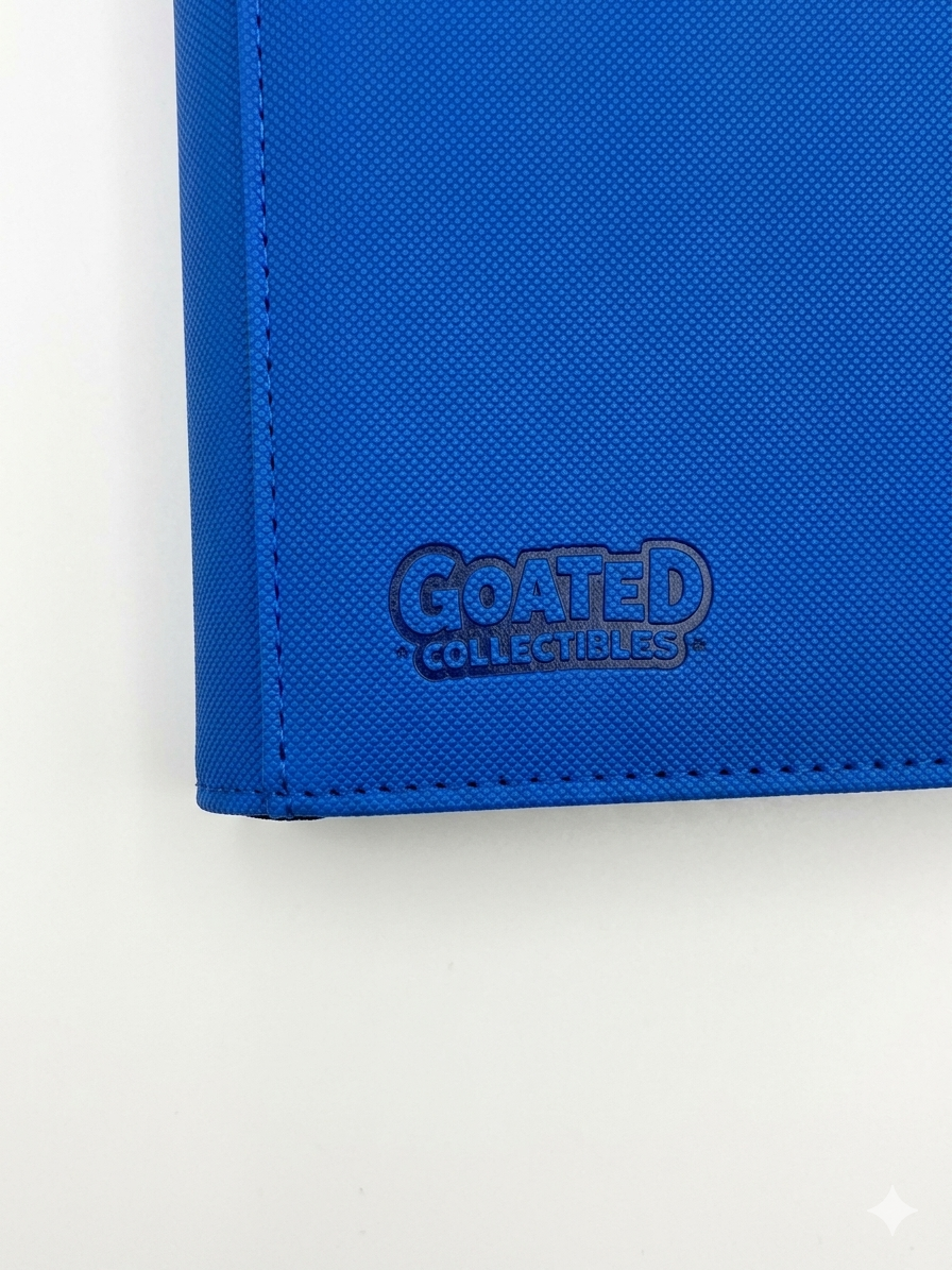 4 Pocket Zipper Binder - Blue