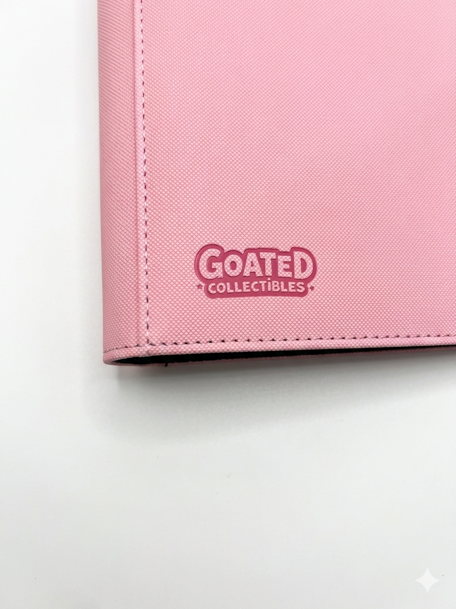 4 Pocket Zipper Binder - Pink