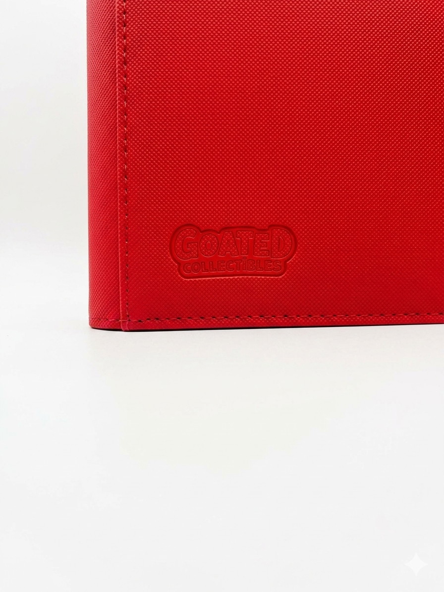 4 Pocket Zipper Binder - Red
